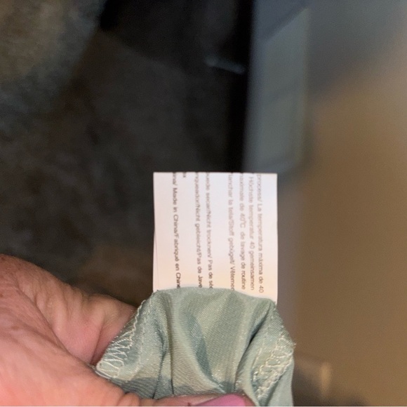 Satin Tank Top and Shorts PJ Set in NWT Light Green - Picture 9 of 10